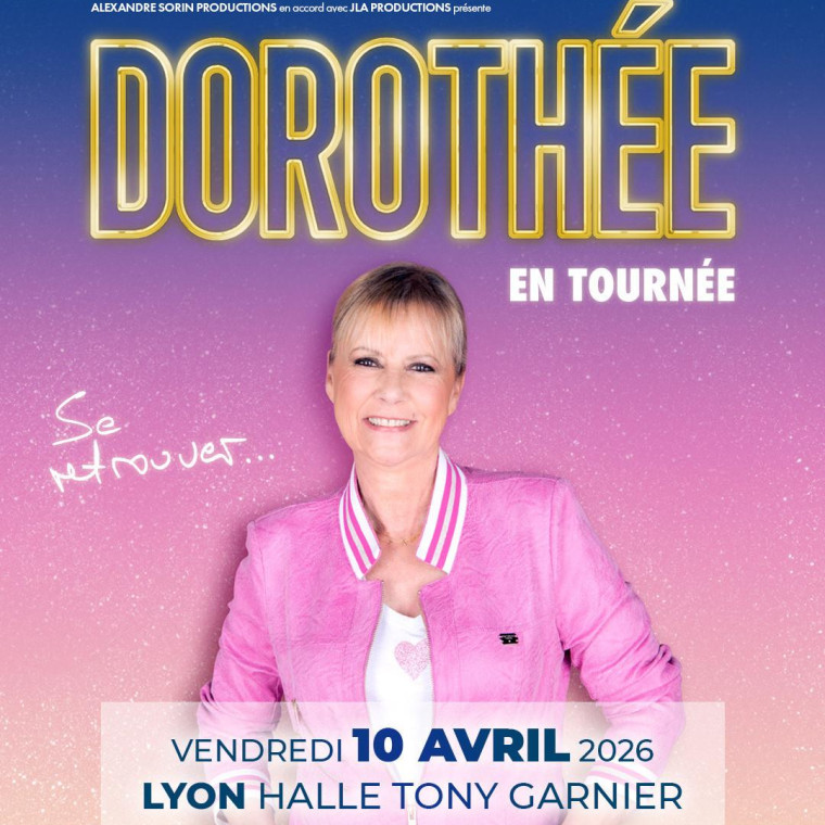 Dorothée annonce trois nouvelles dates de concert à Lyon, Bordeaux et Nantes en 2026